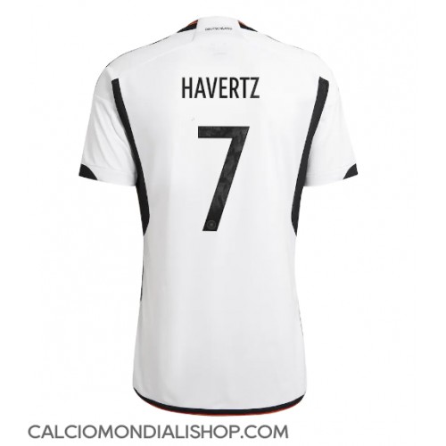 Maglie da calcio Germania Kai Havertz #7 Prima Maglia Mondiali 2022 Manica Corta
